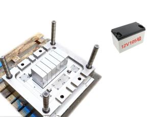 Quality Hot Runner PE Plastic Battery Mould Two Cavity Mold Strong Wear Resistance wholesale