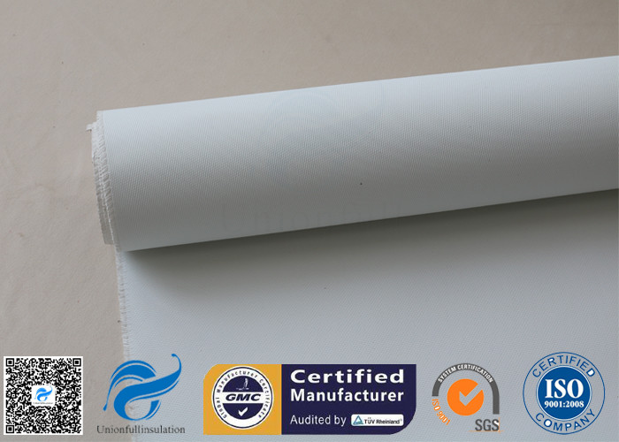 Satin Weave Silicone Coated Fiberglass Fabric PU Coated Fiber Glass Cloth