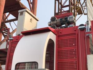 Quality 12 Passenger Driver Cabin 1000KGS Building Hoist Lift wholesale