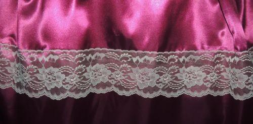 Wholesale CIVIL WAR REENACTMENT VICTORIAN DICKENS SASS Burgandy Satin Costume