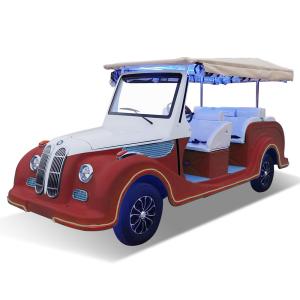 Quality Classic Car with Lithium Battery 72V 4KW AC System Brand New Luxury Classic Trolley Bus wholesale