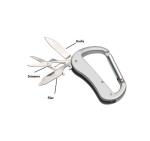 Multifunctional Camping carabinier Aluminum Hiking Snap Hook Carabiner With