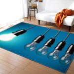 3D living room carpet, bedroom, dining room floor mat, door mat, pattern size