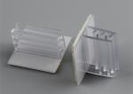 Sign Holder with Flexible Hinges, Adhesive Bottom, Swing Sign Holder