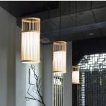 Wicker Bamboo Hand Make Suspension Luminaire Dining Room Kitchen Island pendant