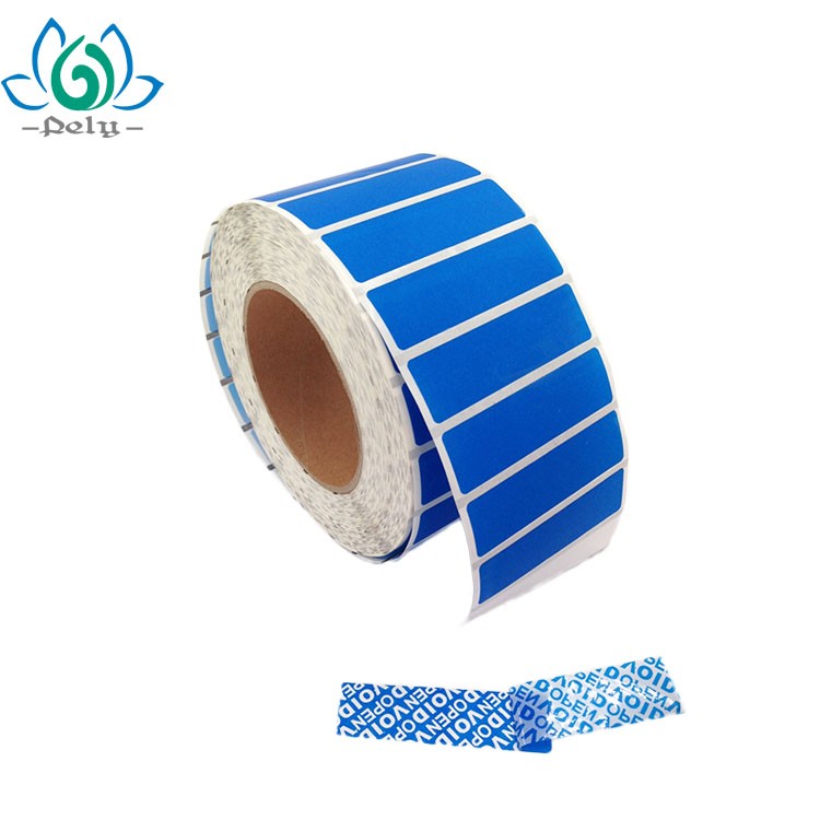 Hot Stamping Custom Size Tamper Evident Security Labels