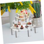 Acrylic Cupcake Display Stand Set Stackable Dessert Showcase For Party Weddings