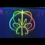 ater fountain with led lights