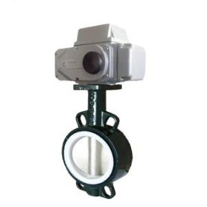 Quality Wafer Type Electric Motor Operated Butterfly Valve Low Pressure Soft Sealed Butterfly Valve wholesale