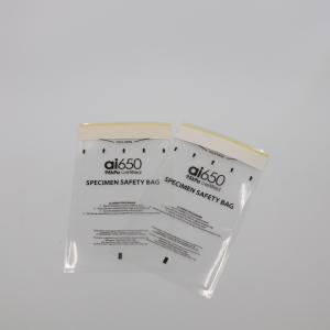 Quality Zipper Top Seal Plastic Specimen Biohazard Bag Disposable wholesale