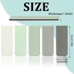 15pcs Solid Promotional Magnetic Bookmarks Magnet Stationery Page Tabs