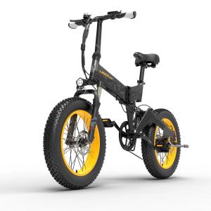Quality 48V 20 Inch Fat Tire Folding Electric Bike Shimano Gear 6061 Alu 35-40km wholesale