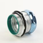 Raintight EMT Compression Coupling 3/4" 4" Green Cap Insulated Ring