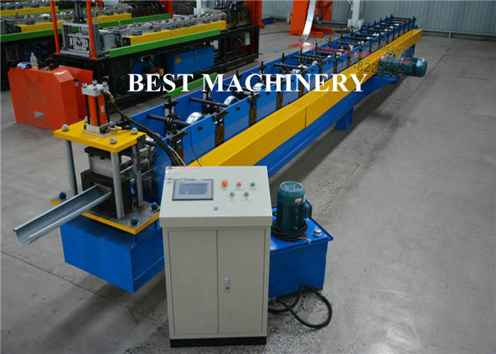 Aluminum Roofing Gutter Sheet Roll Forming Machine Downpipe Usage