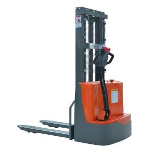 Quality Electric Wdith 850mm Walking 1.6M Straddle Pallet Lift Stacker wholesale