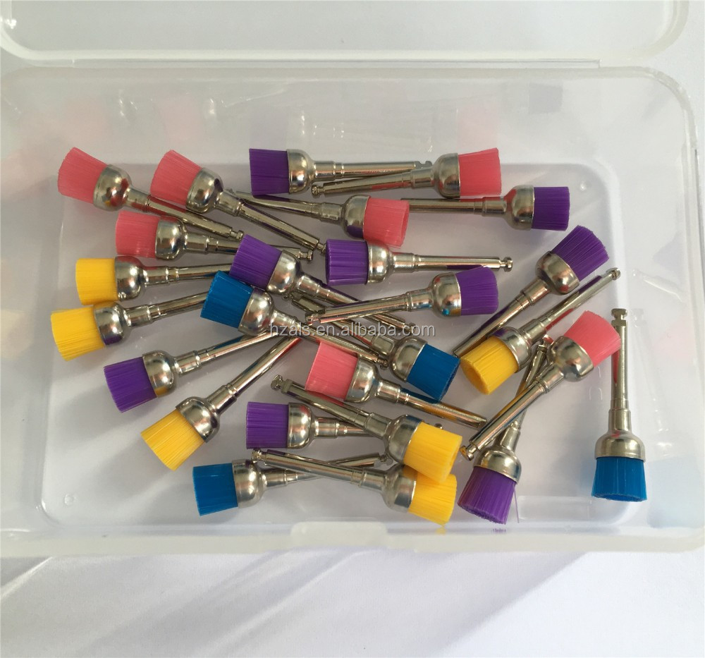 Dental Colorful Polishing Prophy Brush Kit Disposable Dental Brush for Personal and Professional Dental Equipment
