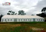 15m by 40m White PVC Waterproof Luxury Wedding Tents , White Wedding Reception