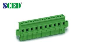 Quality Pitch 7.62mm 300V 18A 2P - 14P Plug - in terminal block wholesale