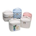 14x14x13cm BM PU Cosmetic Bag Handheld Outdoor Portable Storage ISO9001