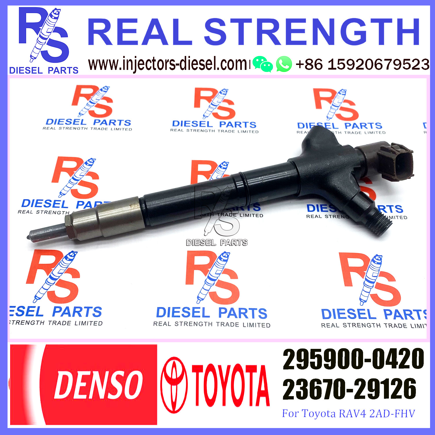23670-26060 TOYOTA Fuel Injector 295900-0420 295900-0170 For RAV4 AVENSIS LEXUS