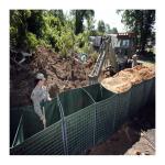 Beige Green Defense Barrier Sand Defensive Barrier Bastion Wall with Welding
