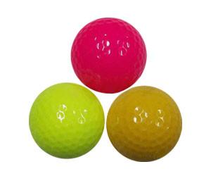 Quality Fluorescence golf/ two piece golf ball/2PC Golf practice ball/golf ball wholesale