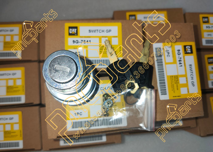 9G-7641 Ignition Switch E320D Engine Key Start Switch 9G7641 CAT Excavator Spare Parts