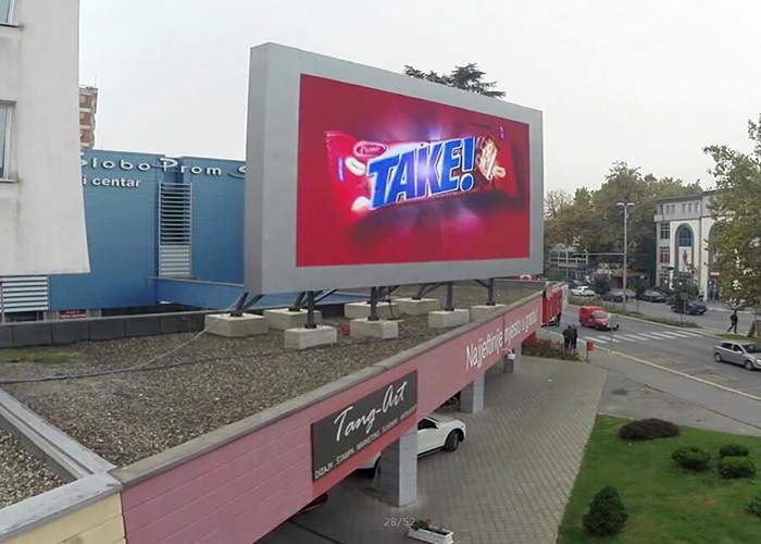 High Contrast P10 Outdoor Led Display Board Excellent Visual Effect