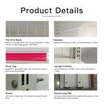 Deluxe Style Medium Size Metal Gondola Shelving Display Shelf