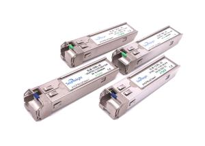 Quality 20km Sfp Optical Transceiver Tx1310nm Rx1550nm , Bidi Sfp Transceiver wholesale