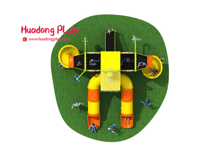 OEM Water Park Equipment 710*645*400cm , Water Slide Equipment 16 CBM