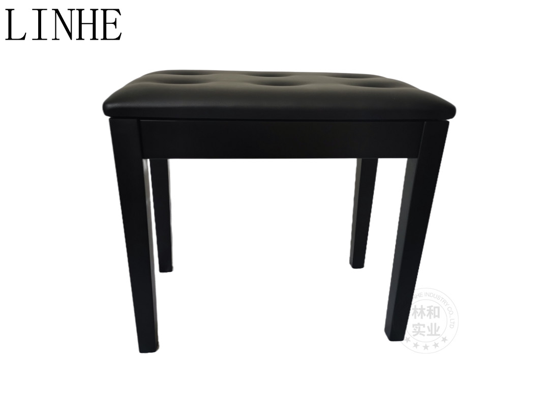 EASTONY Padded wooden Artist piano bench The net size and height of the single lifting stool with box can be adjusted