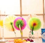 4Inch Disposable Flower Decorative Bamboo Food Picks Skewers
