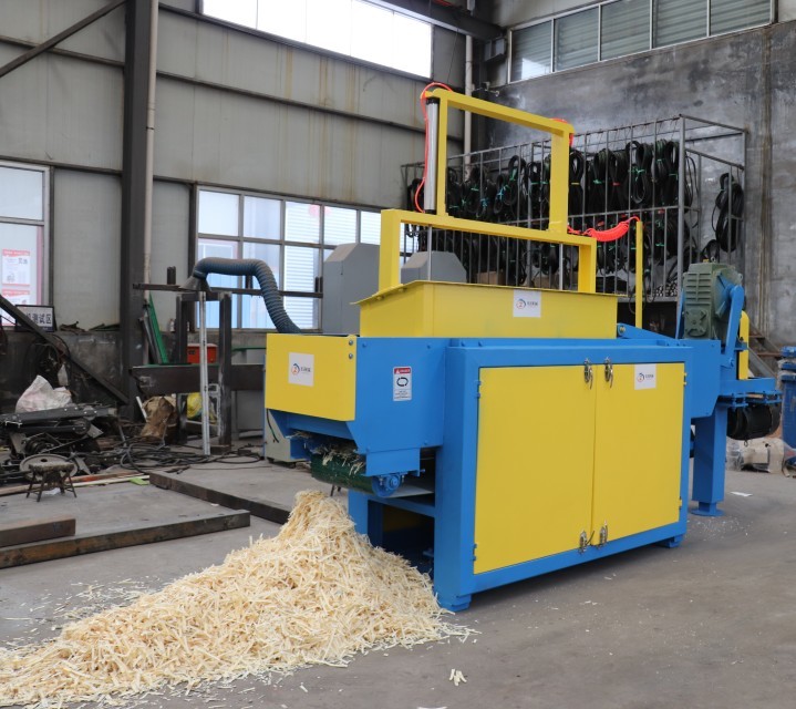 High-Output Wood Sawdust Equipment Wood Shaving Machine For Bedding Of Animal Poultry Horse