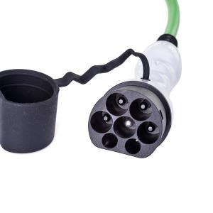 Quality Black 32A Ev Car Charger Ev Type 1 To Type 2 Adapter 5M wholesale