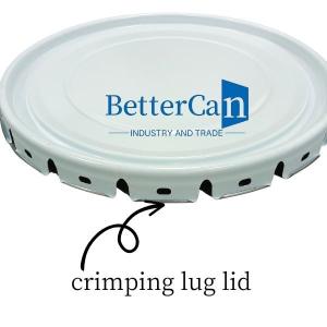 China Custom Tin Accessories 0.30mm Metal Lug Lids With Spouts Auto Stamping Machine on sale