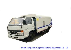 Quality JMC 4X2 Vacuum Road Sweeper Truck , Street Cleaner Truck With High Pressure Water wholesale