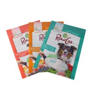 Quality Uv Print Custom Zipper Bag Smell Proof Pet Food Pouch With Window wholesale