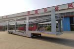 Tri-Axle 6-10 Car Trailer Semi Trailer with Triangle/Double Star/Double Money
