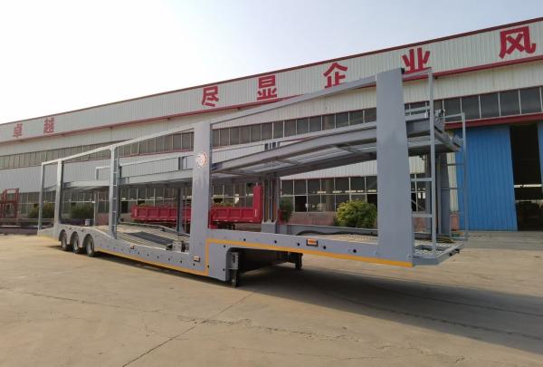 Compact Vehicle Transport Versatile 3axle Car Trailer for Loading Weight of 40t