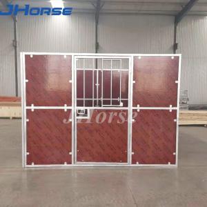 Quality 4m Temporary Horse Stables Light Duty Portable Durable Red Color Galvanized wholesale
