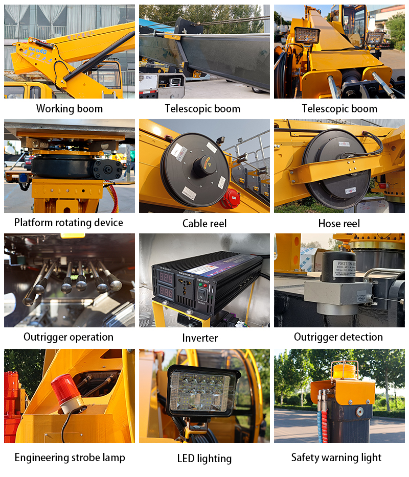 Cheap price Dongfeng 40 m aerial platform work vehicles Articulated Boom with Liftlifting bucket type on sale
