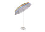 Aluminium Alloy Garden Winds Umbrella Manual Operation With Flap