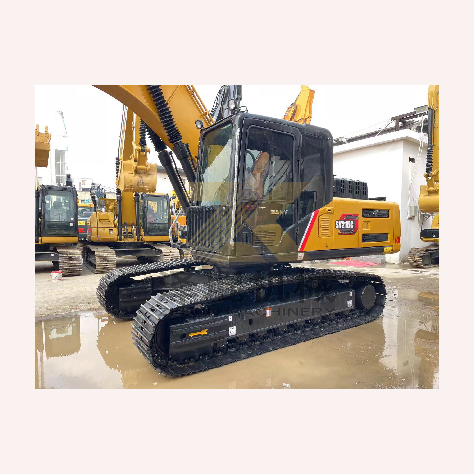 Sany Sy215c Hydraulic Crawler Excavator 1.1 m3 Bucket Capacity for Construction
