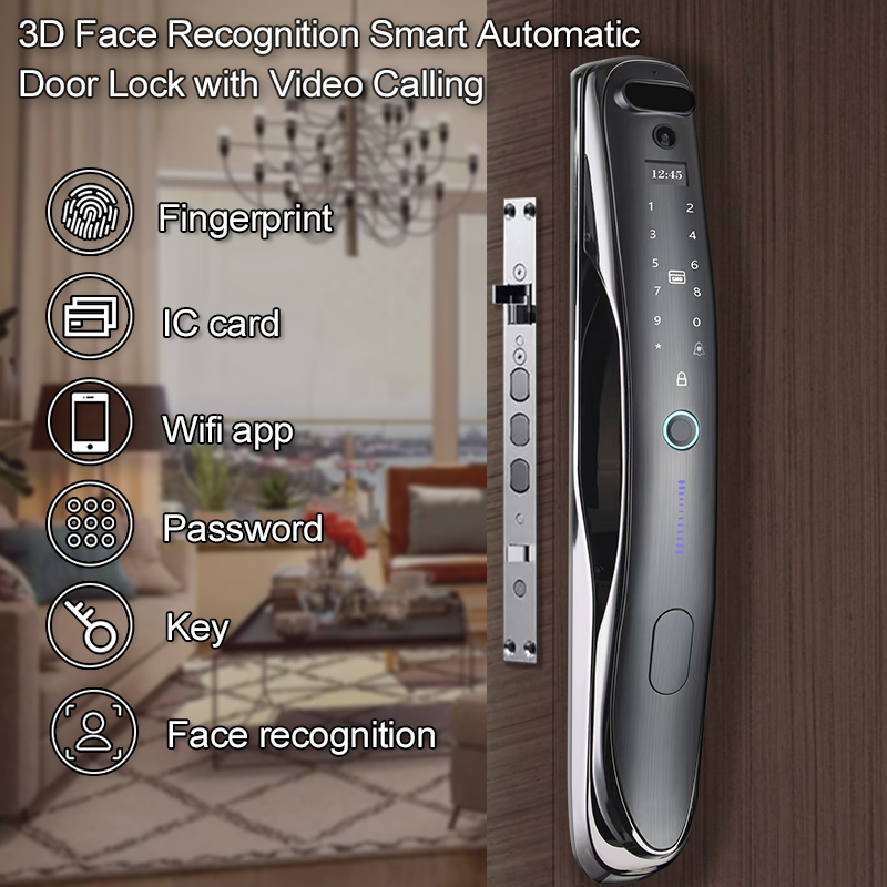 S931Max Automatic Fingerprint Door Lock USmart GO Intercom Lock For Door