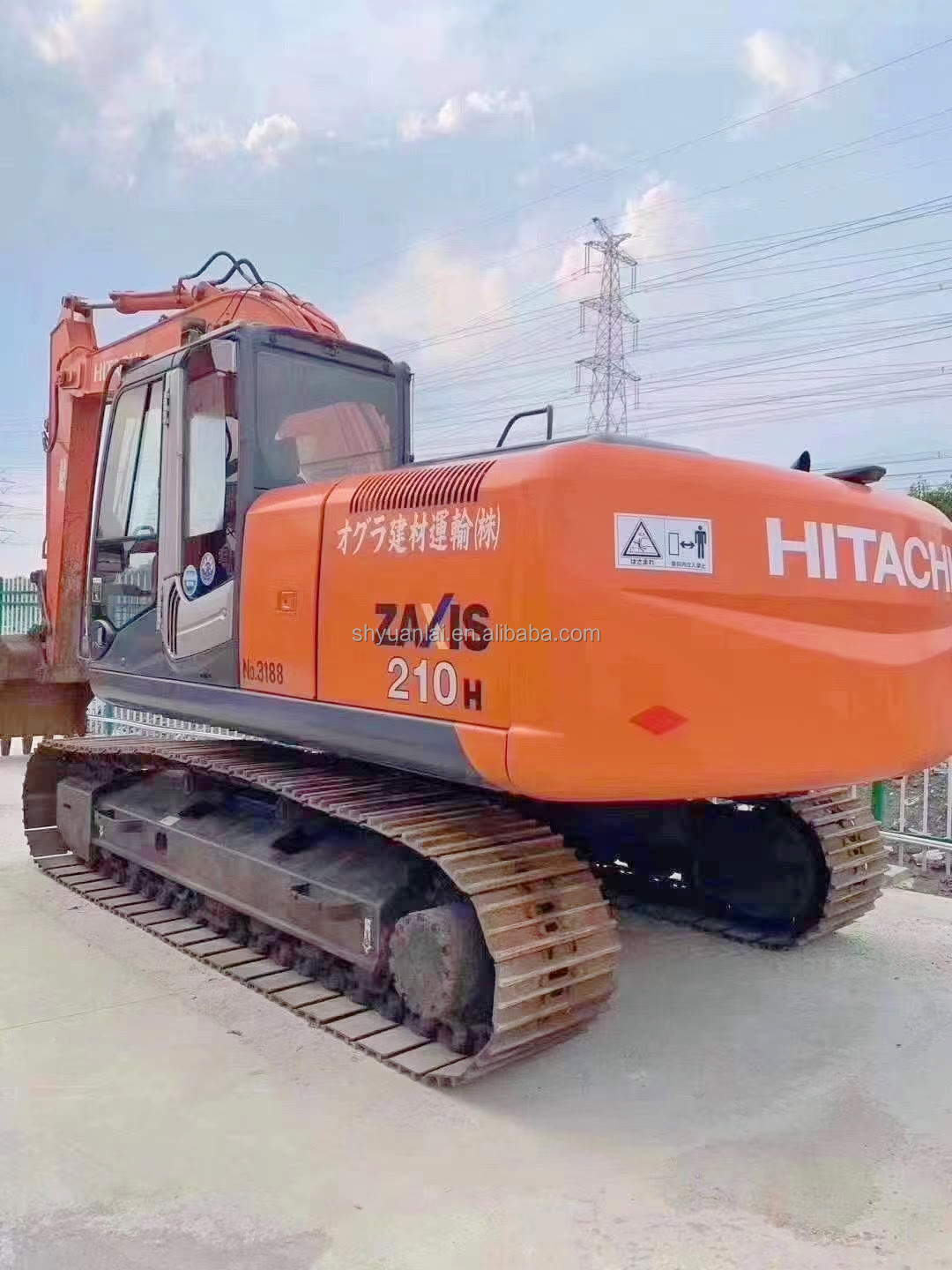 0-2000 Working Hours Second Hand ZX210 Excavator Original Hydraulic Cylinder
