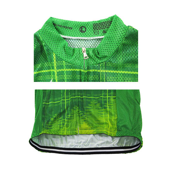Mesh Fabric Premium Summer Cycling Jersey With Three Pockets Anti - UV