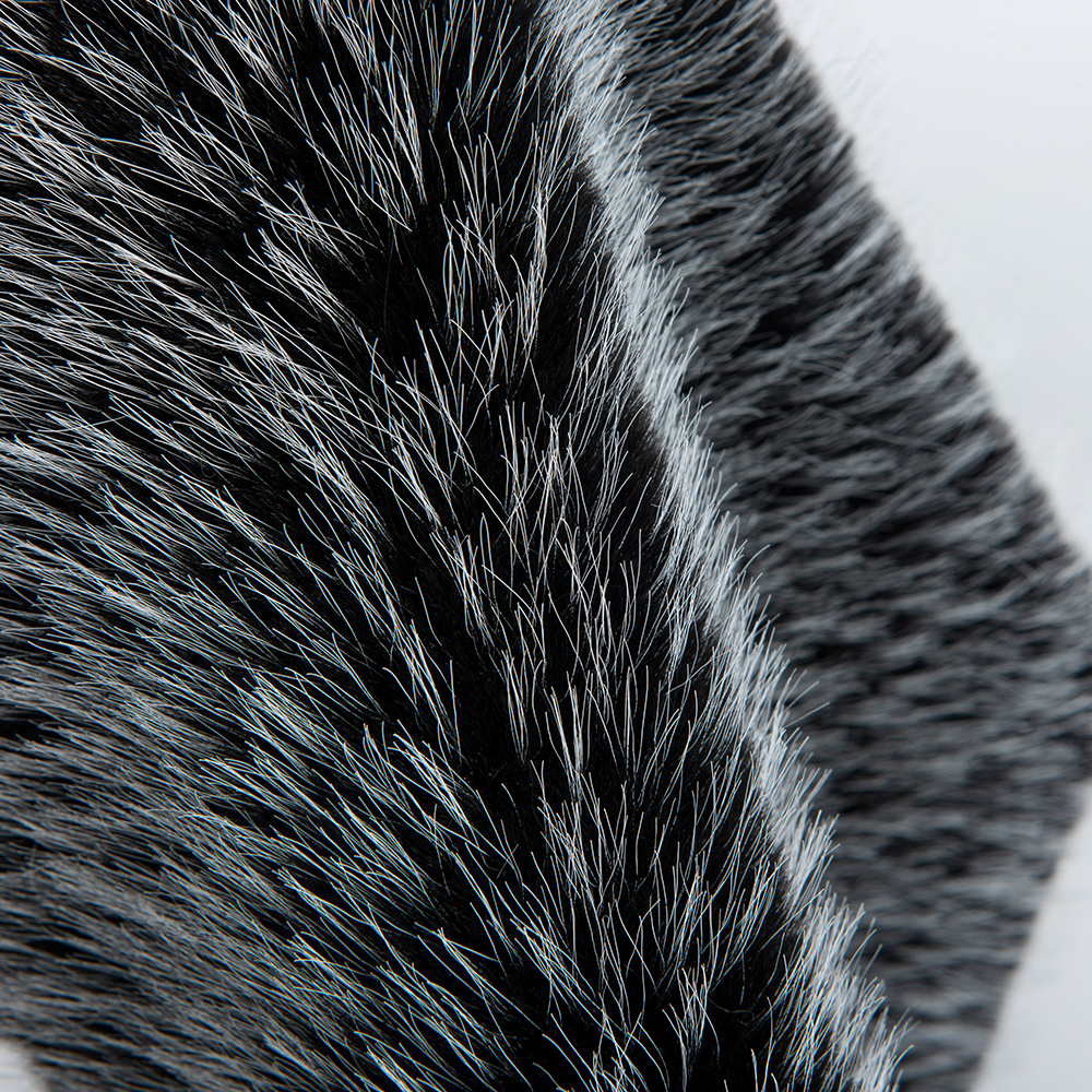 100% Arcylic Back Material Artificial Jacquard Long Fur Faux Fur Fabric for Garment