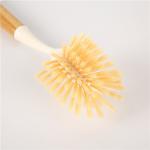 Wooden Long Handle Dish Brush Kitchen Clean Non Scratch