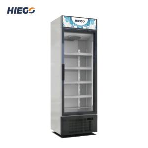 Quality 380L Beverage Fridge Cold Beer Supermarket Display Glass Door Chiller wholesale